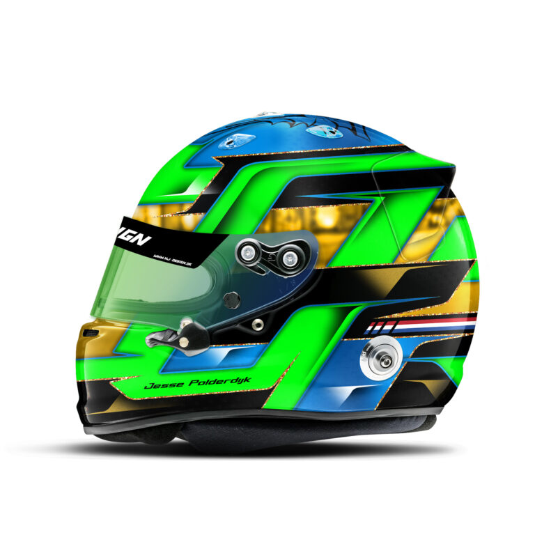 Jesse Polderdijk helmet design