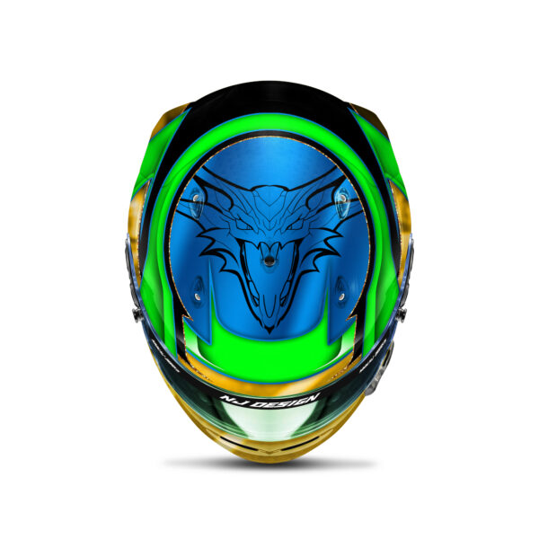 Jesse Polderdijk helmet design
