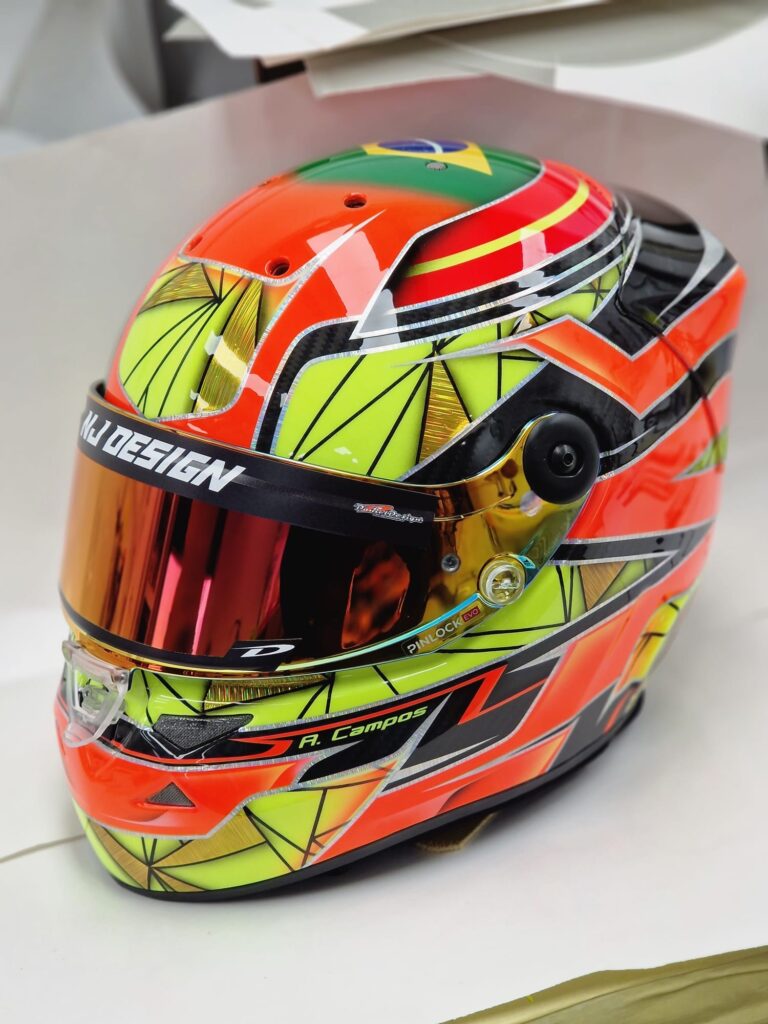 Alejandro Campos helmet design