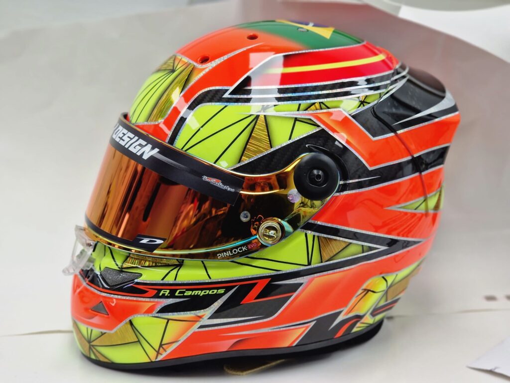 Alejandro Campos helmet design