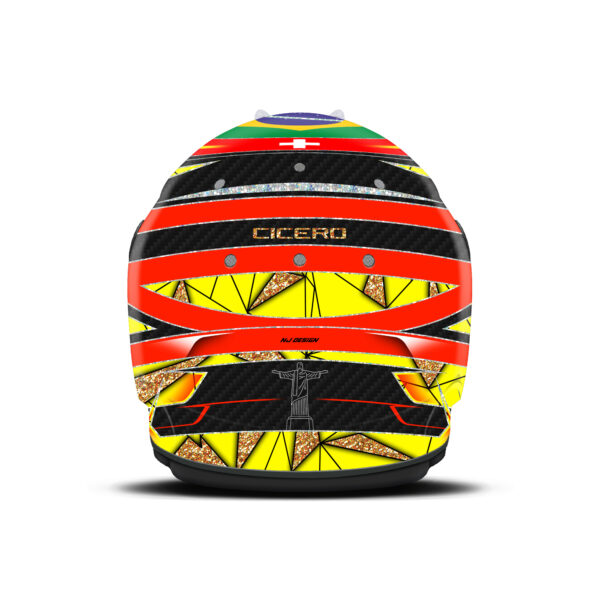 Alejandro Campos helmet design