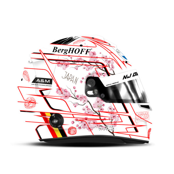 Dries Vanthoor WEC Fuji helmet design