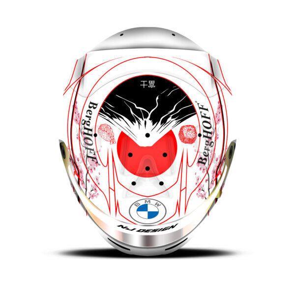 Dries Vanthoor WEC Fuji helmet design