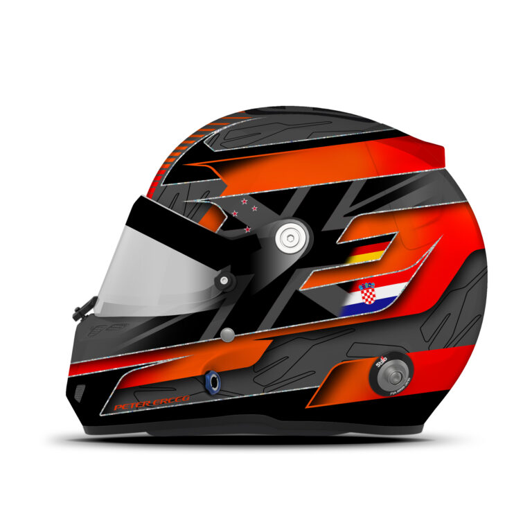 Peter Erceg helmet design