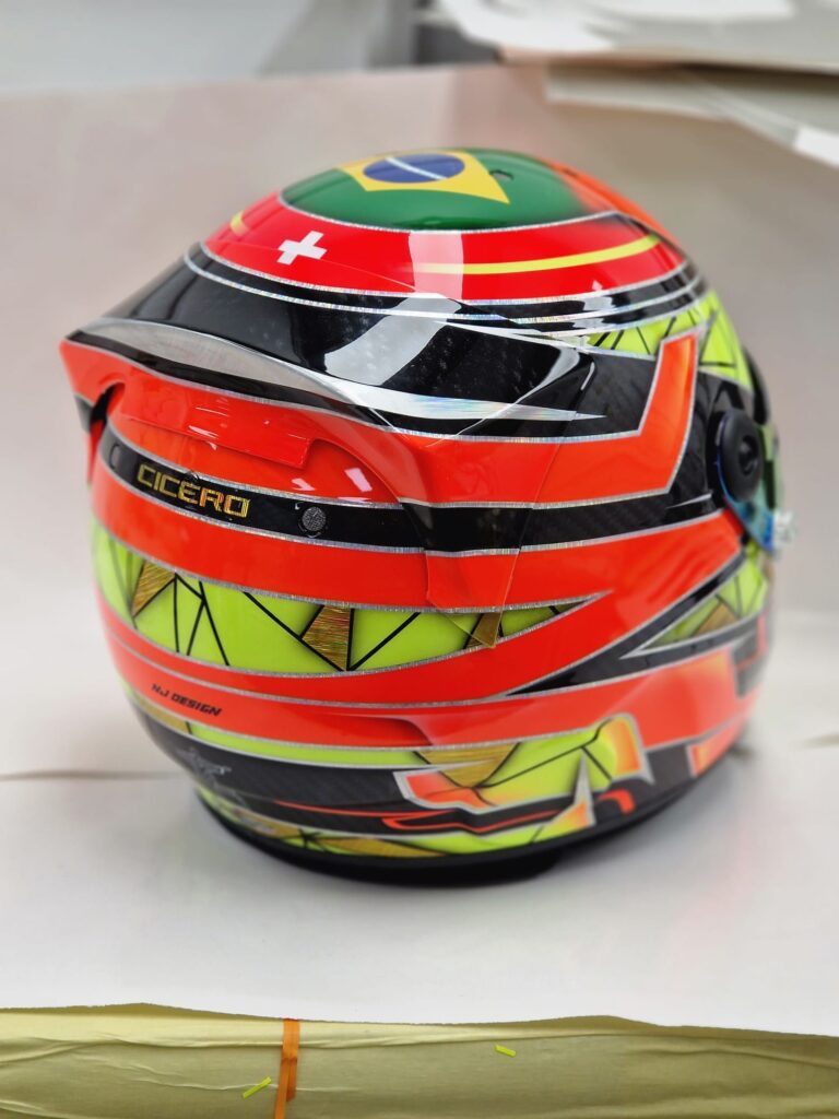 Alejandro Campos helmet design