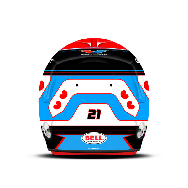 Nyck De Vries Formula E helmet design