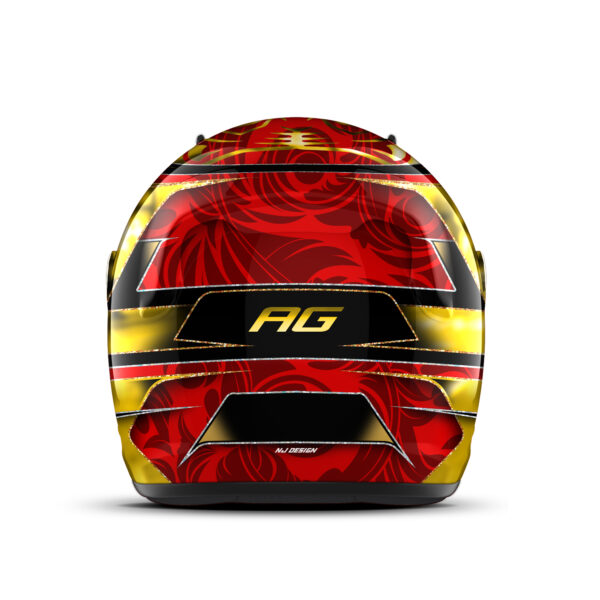 Alex Grace helmet design