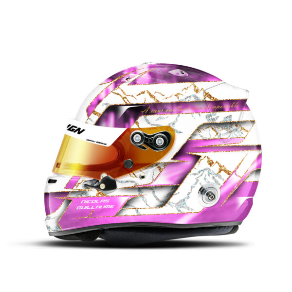 Nicolas Guillaume helmet design