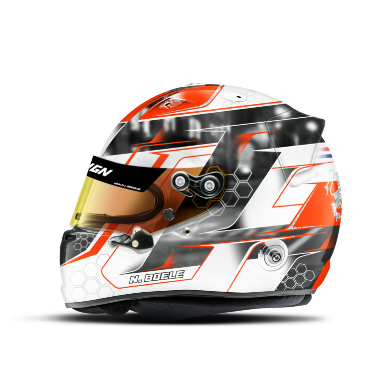 Niels Boele helmet design