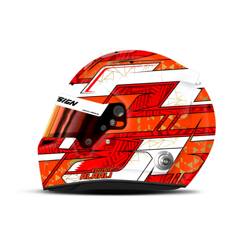 Yousif Alaali helmet design