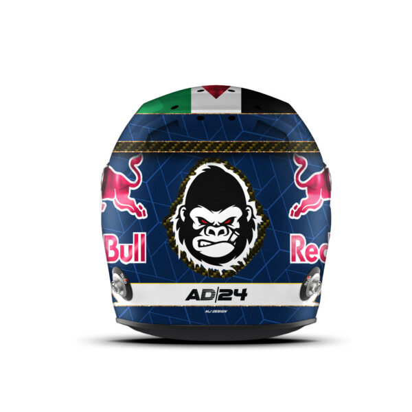 Ahmad Daham helmet design