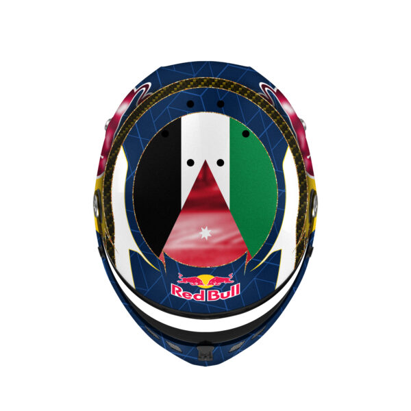 Ahmad Daham helmet design