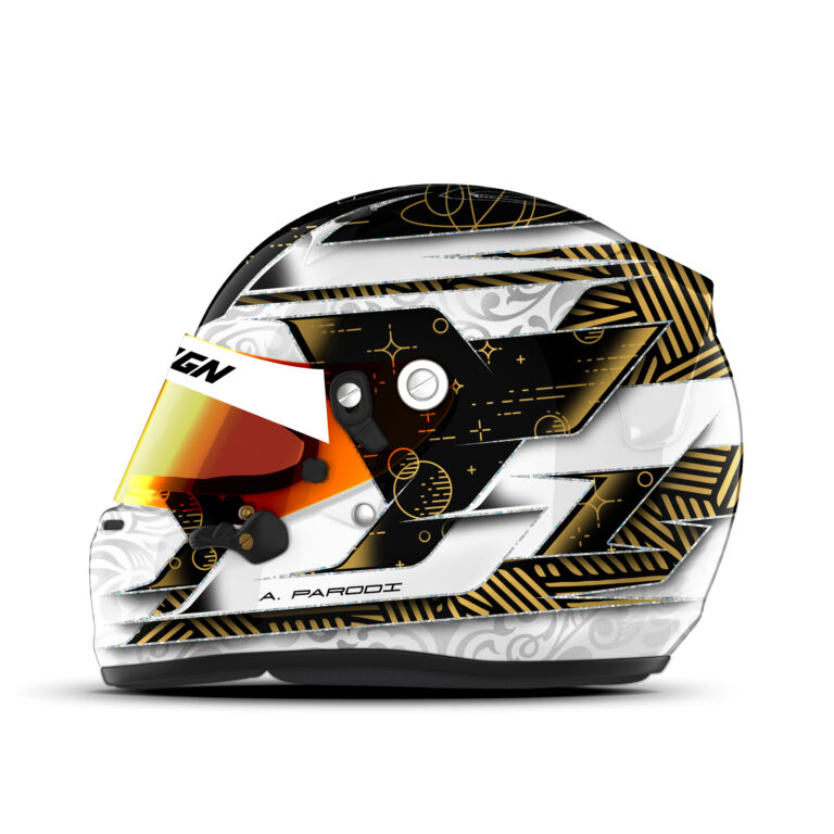 Alex Parodi helmet design