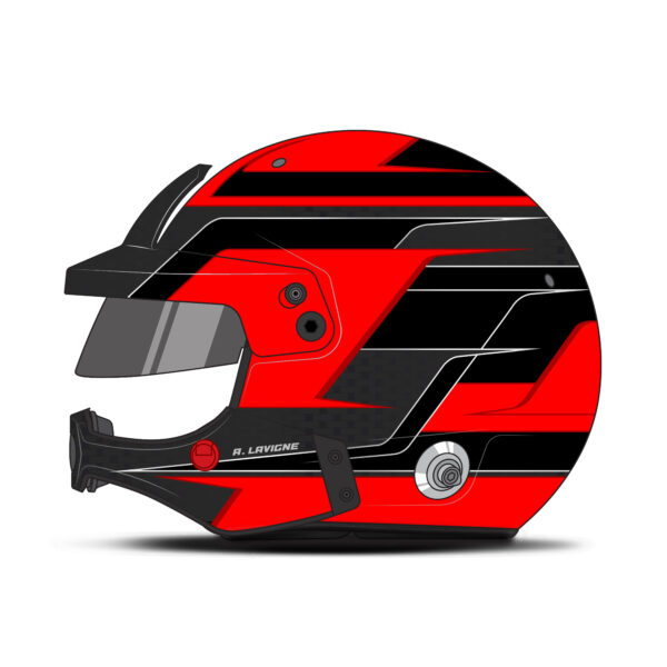 Arnaud Lavigne helmet design