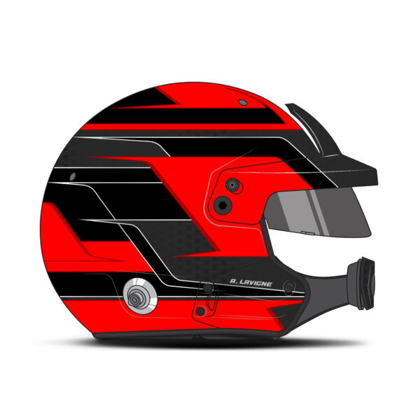 Arnaud Lavigne helmet design