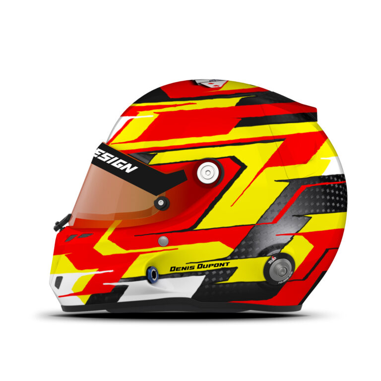 Denis Dupont helmet design