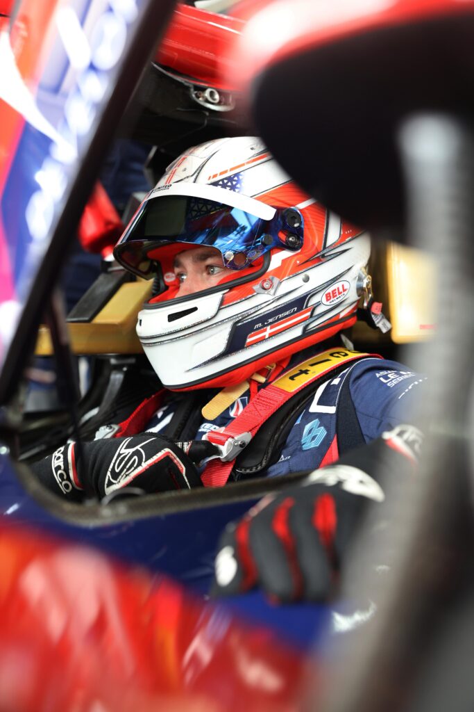Mikkel Jensen helmet design United Autosport