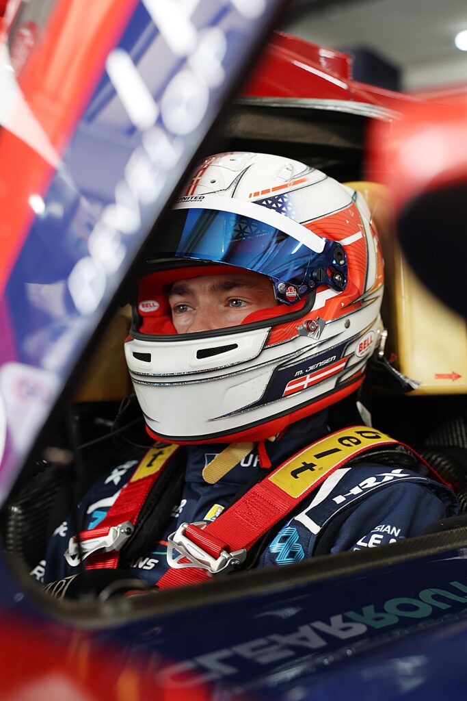 Mikkel Jensen helmet design United Autosport