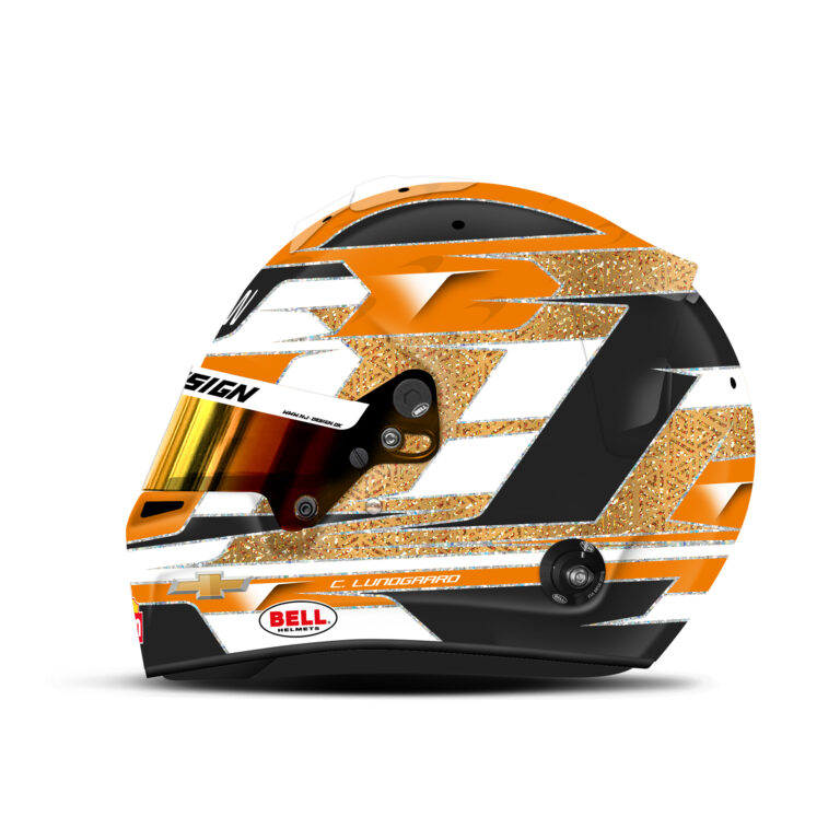 Christian Lundgaard helmet design