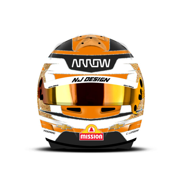 Christian Lundgaard helmet design