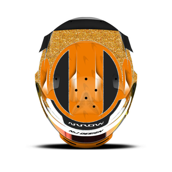 Christian Lundgaard helmet design