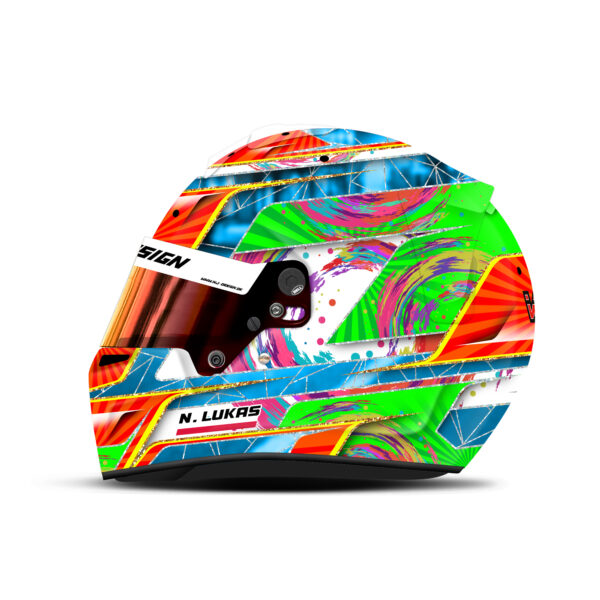 Natan Lukas helmet design