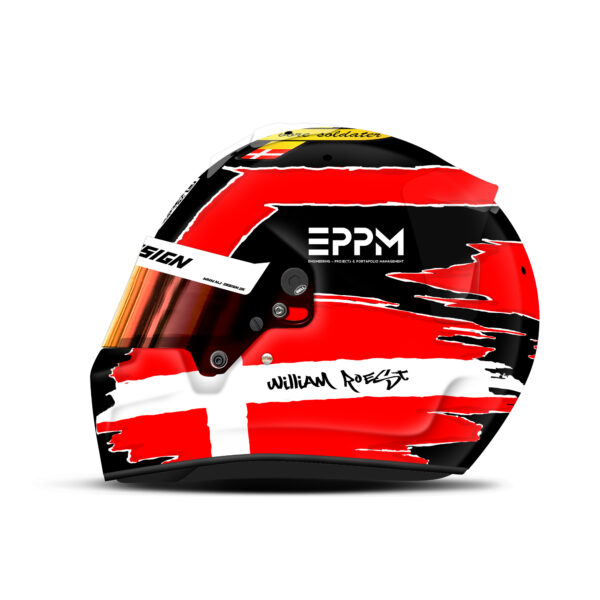 William Roest helmet design