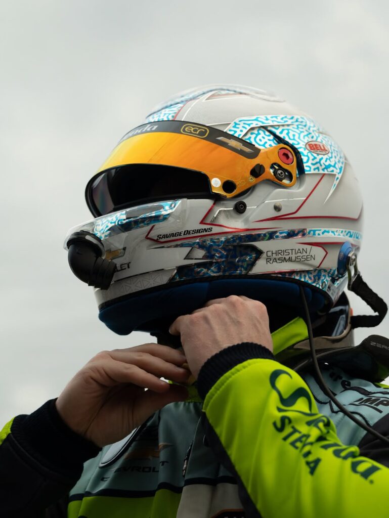 Christian Rasmussen helmet design