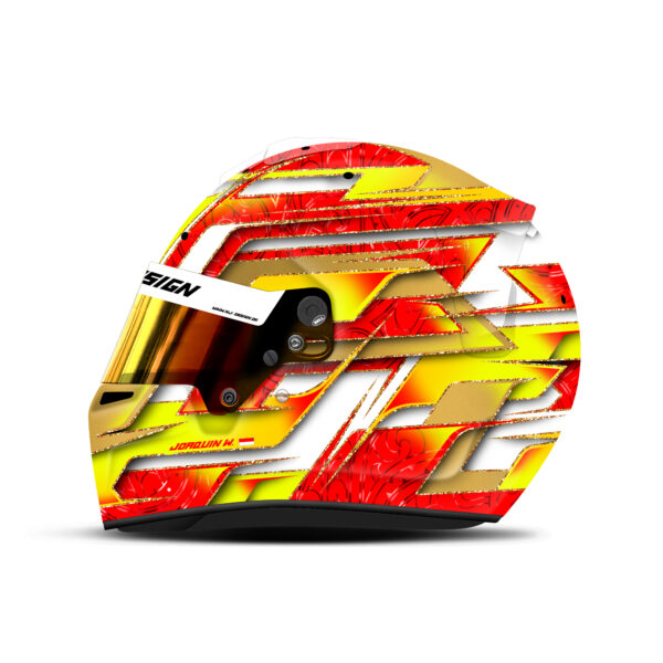 Joaquin Wijaya helmet design