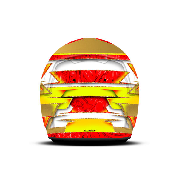 Joaquin Wijaya helmet design