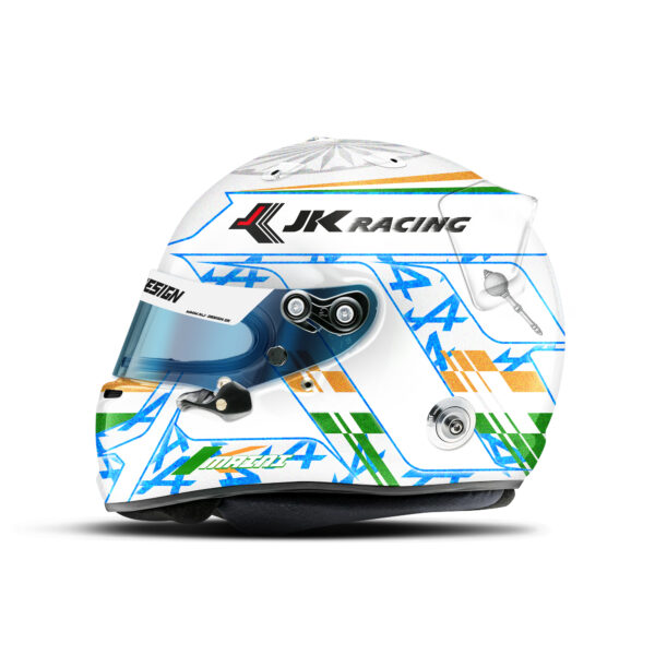 Kush Maini helmet design