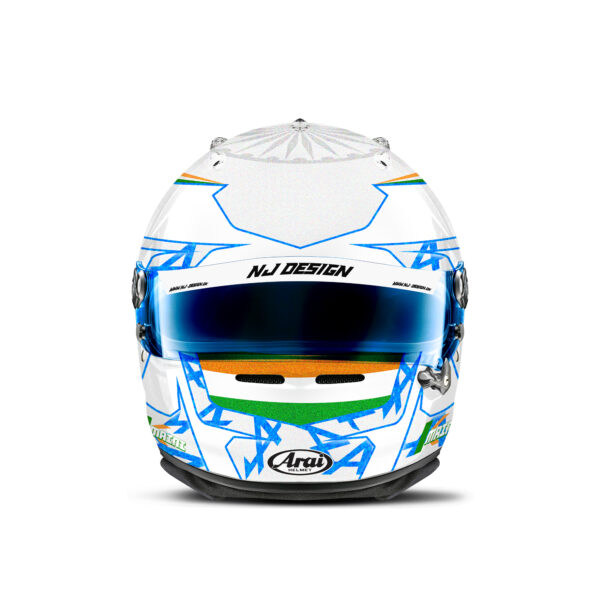 Kush Maini helmet design