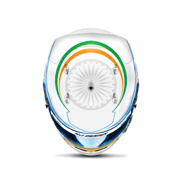 Kush Maini helmet design