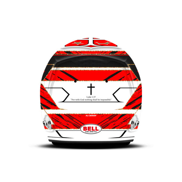 Luca Magnussen helmet design