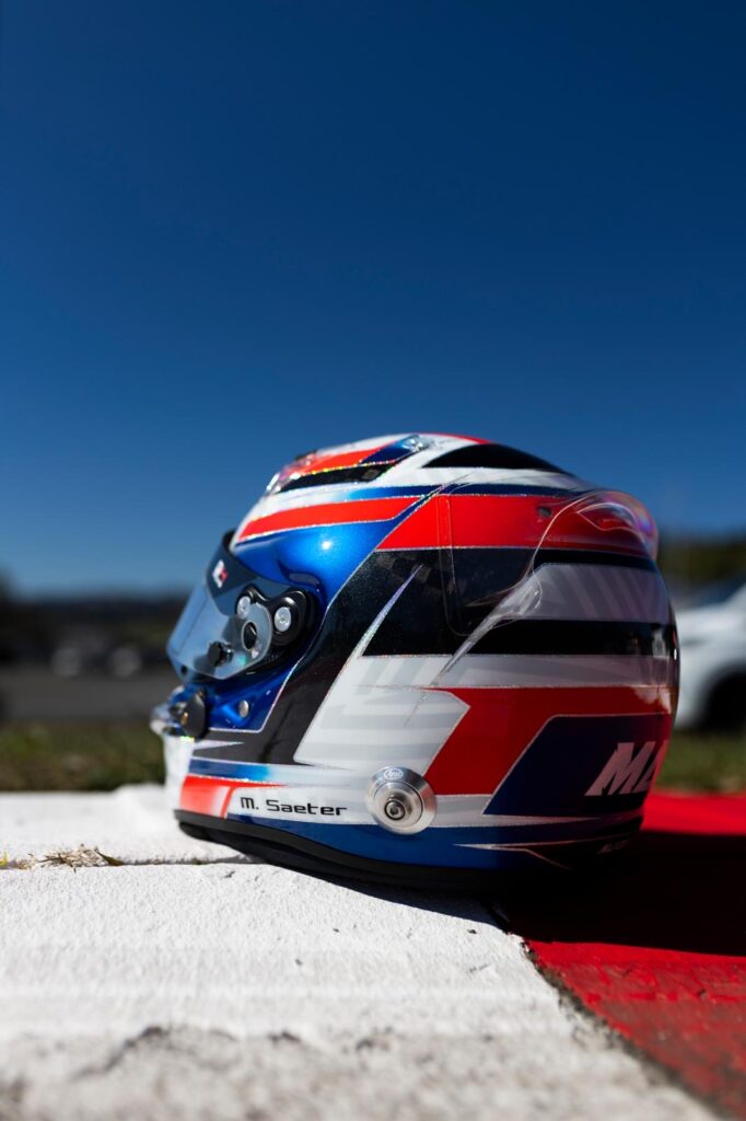 Marcus Saeter helmet design