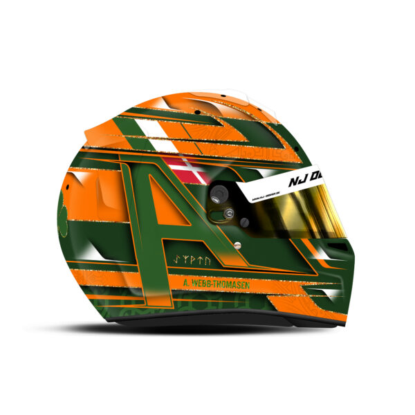 Alasdair Webb-Thomasen helmet design
