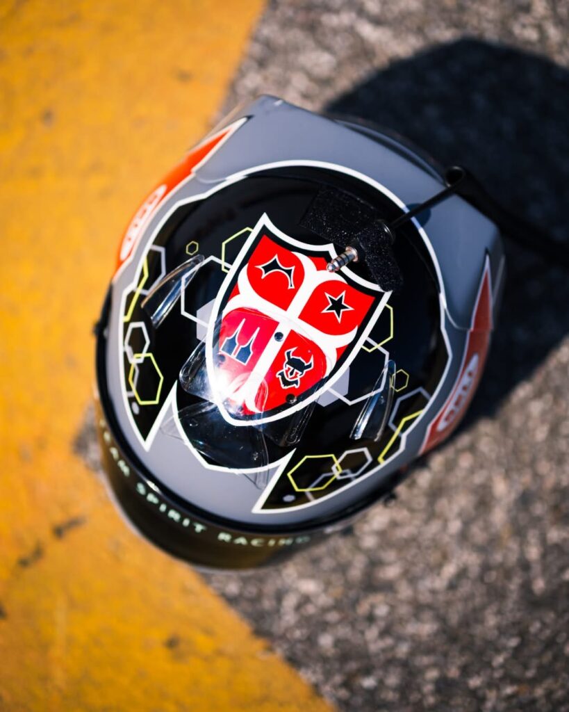 Jan Magnussen helmet design