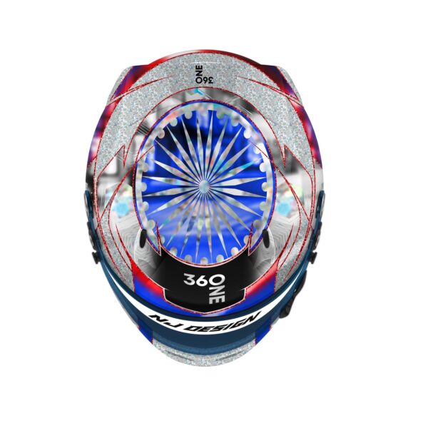 Kiaan Shah helmet design
