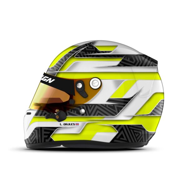 Luciano Dajles helmet design