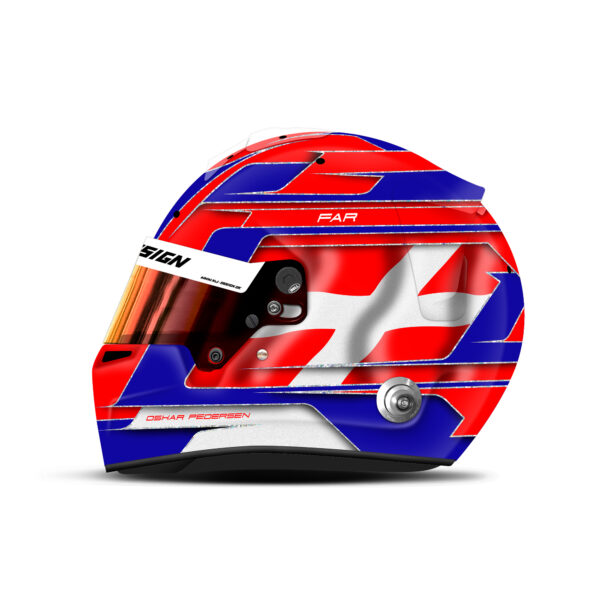 Oskar Pedersen helmet design