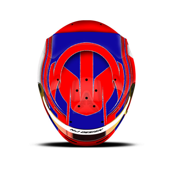 Oskar Pedersen helmet design