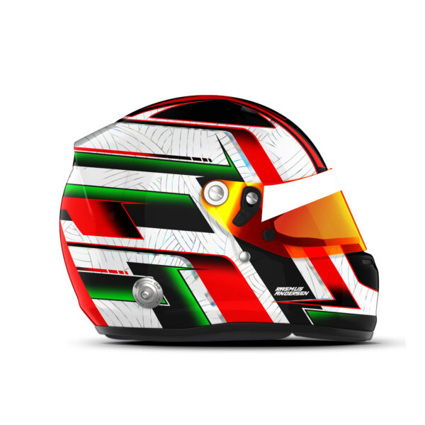 Rasmus Andersen helmet design